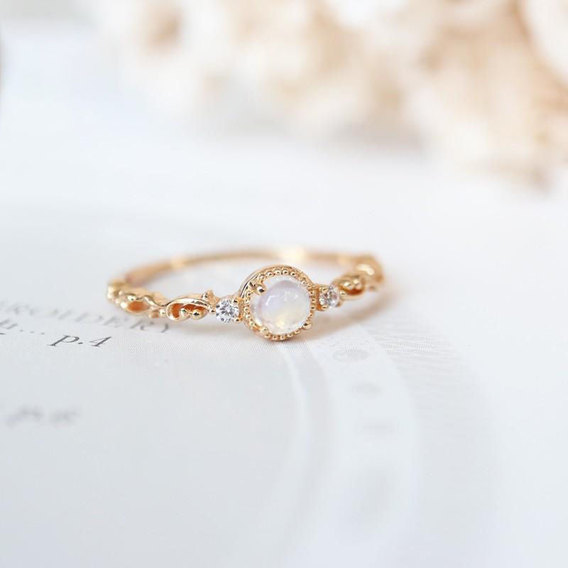 Fairy Moonstone Women Ring