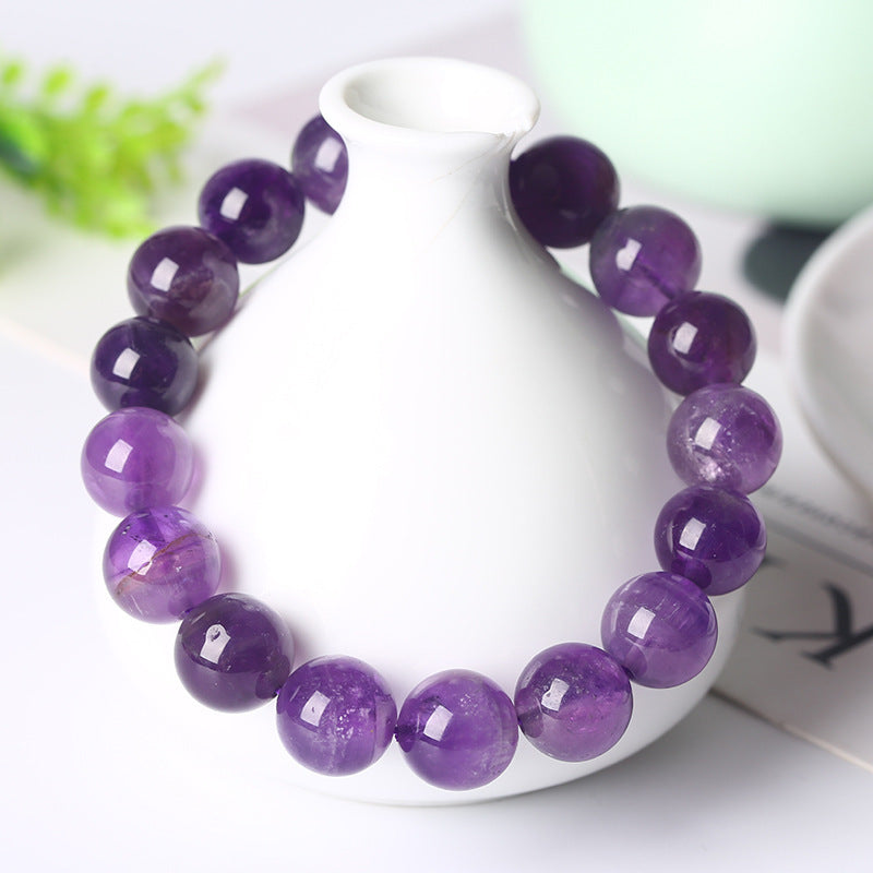 Fashion Natural Amethyst Bracelet Unisex Gift