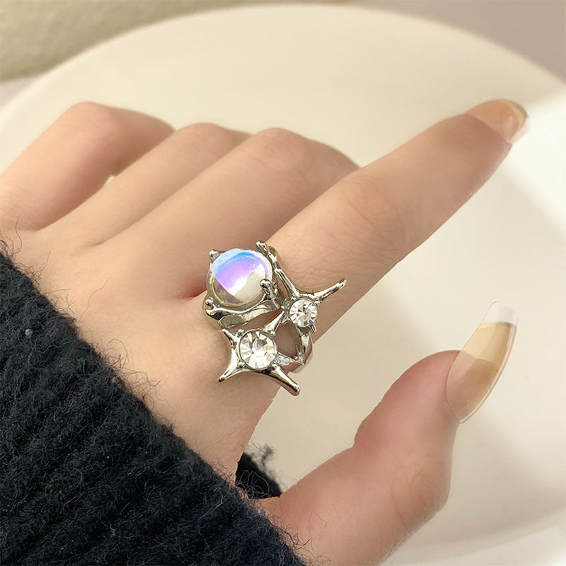 Women's Special-interest Design Moonstone Ring