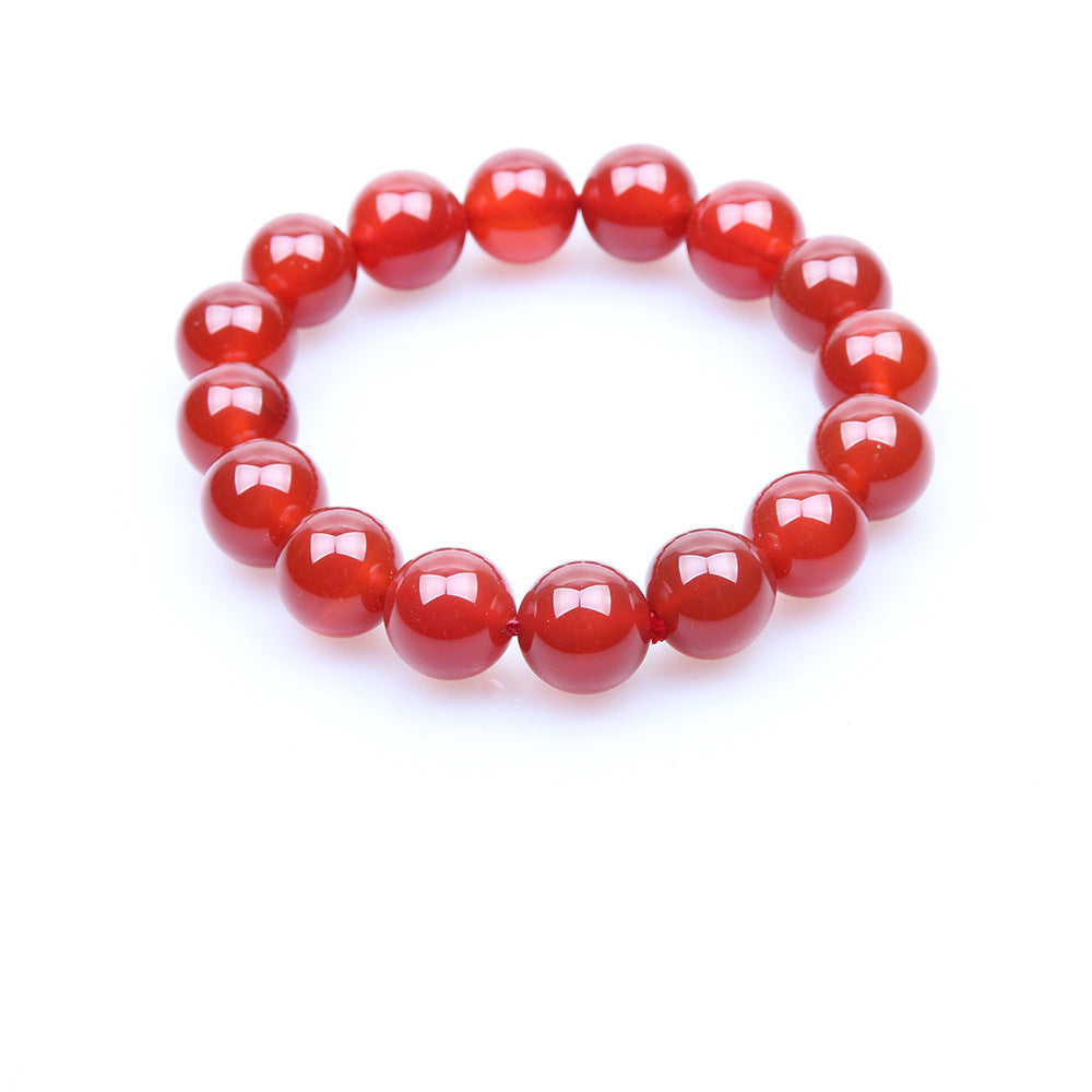 Brazilian Red Agate Chalcedony Bracelet Women's Bracelet Jewelry