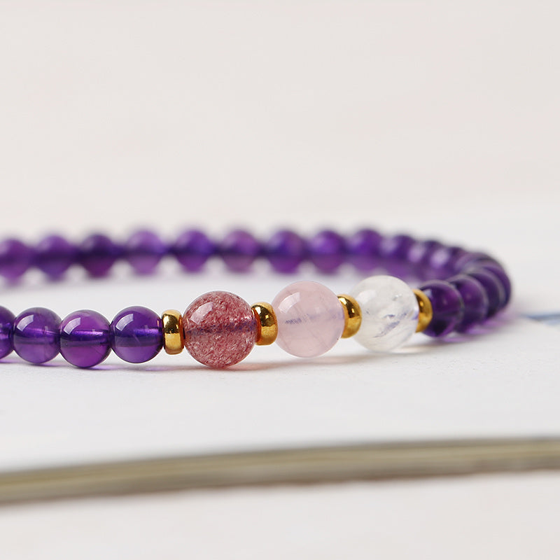 Natural Amethyst Bracelet