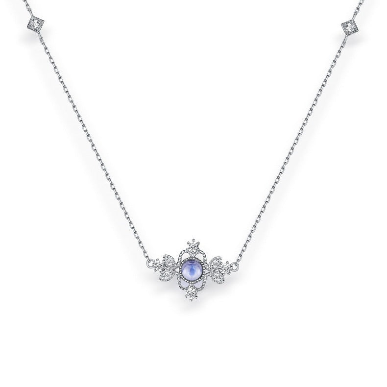 Blue Moonstone Women Necklace