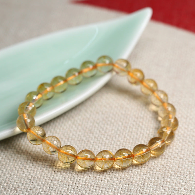 Natural Citrine women Bracelet