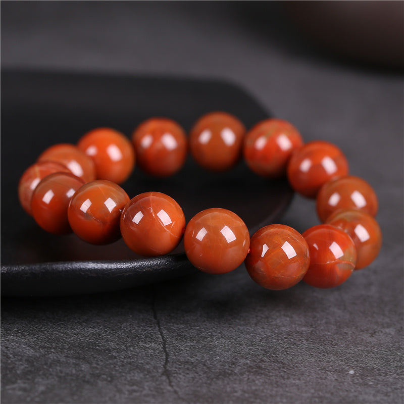 Red agate single circle Couple Women and Men Bracelet