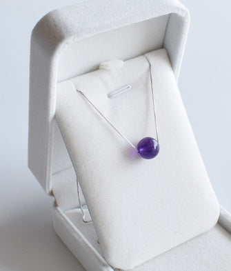 Moonstone Amethyst Women Necklace