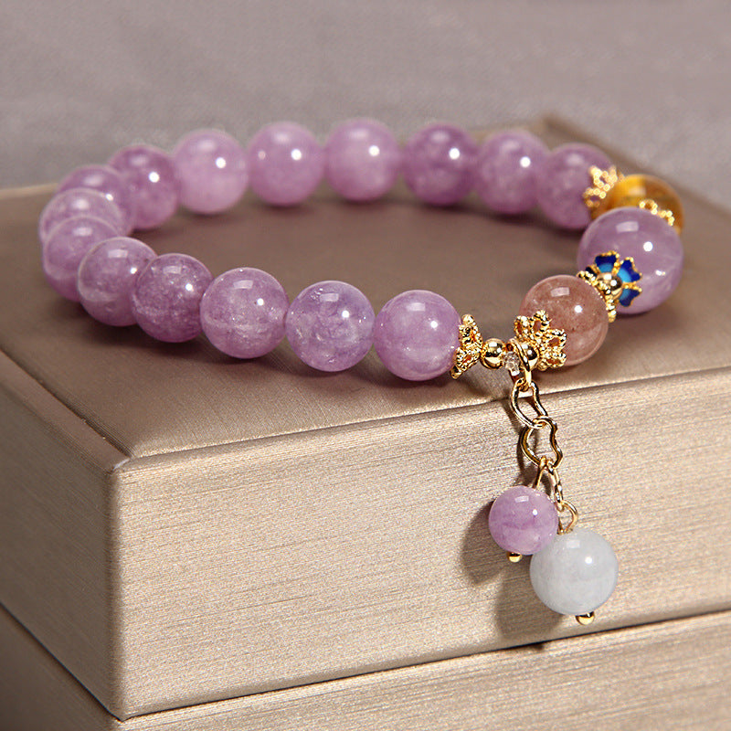 Natural Amethyst Bracelet Women