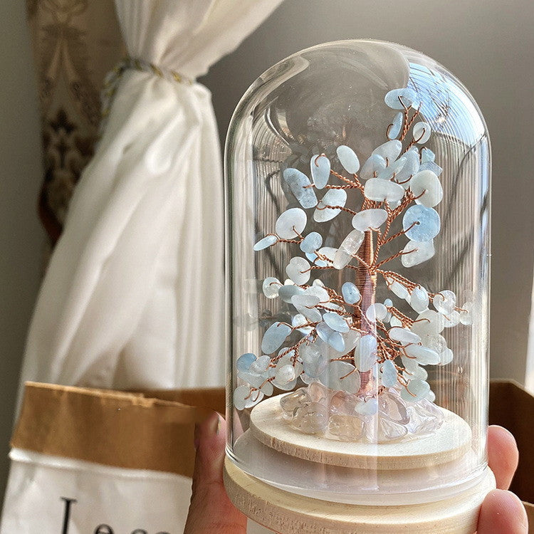 Crystal Lamp Glowing Wishing Tree Ornament