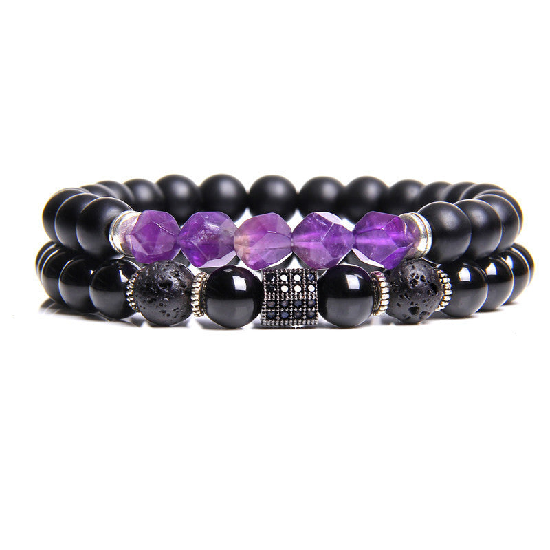 Black Agate Combination Bracelet