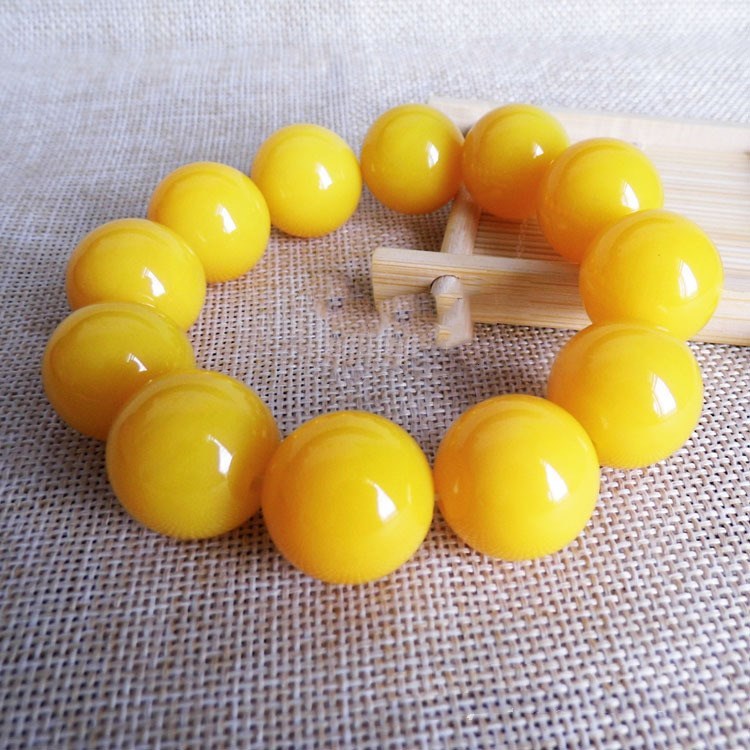 Yellow Chalcedony Agate Bracelet