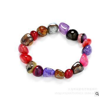 Agate Bracelet Baroque Stone