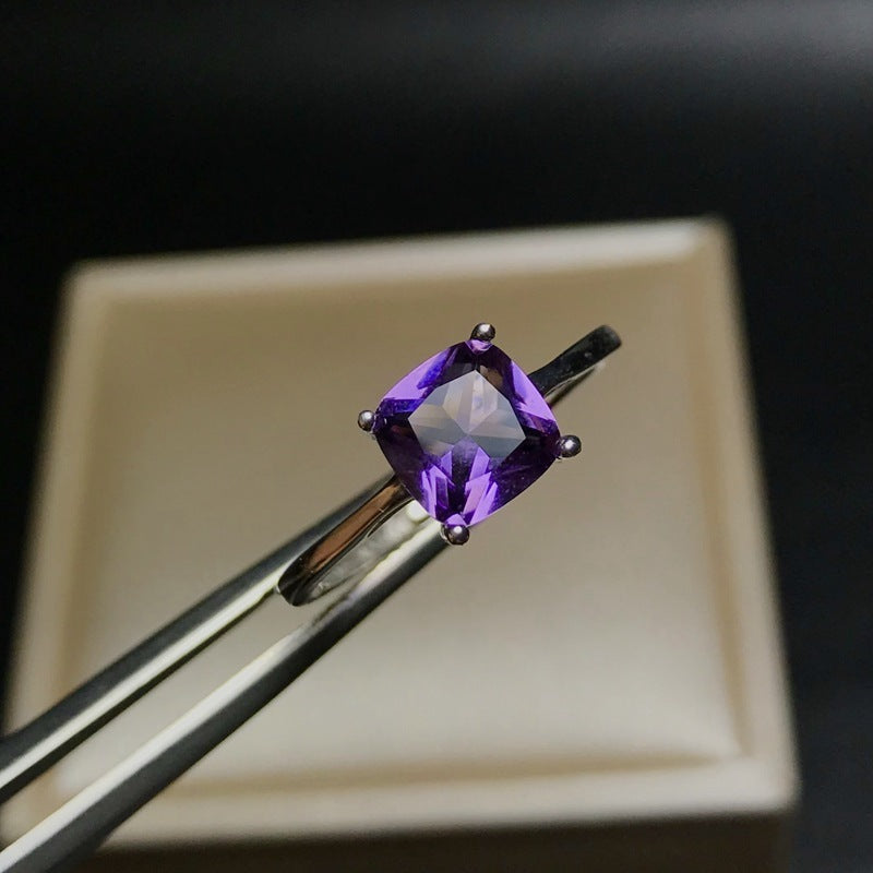 Amethyst Women Ring