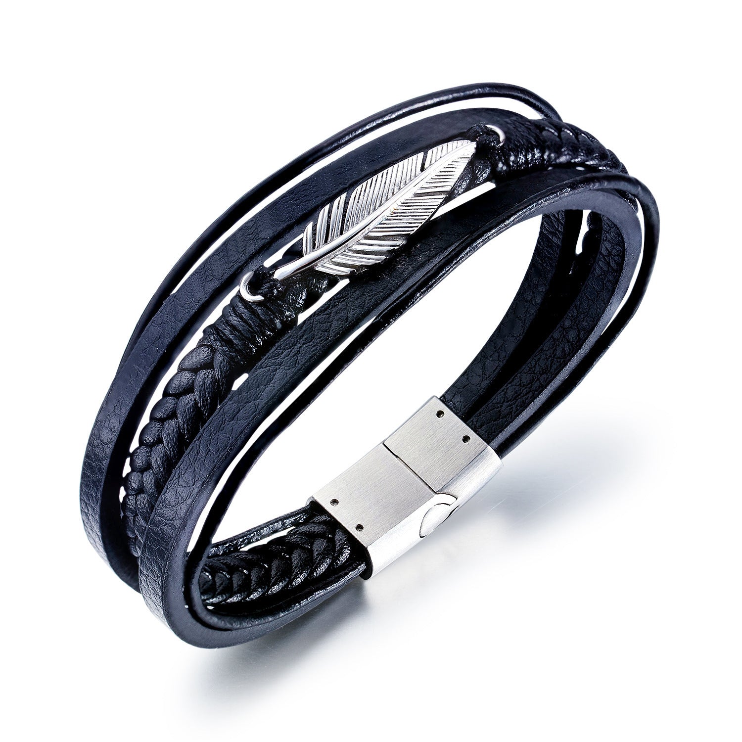 Personalized Creative Feather Men's Bracelet