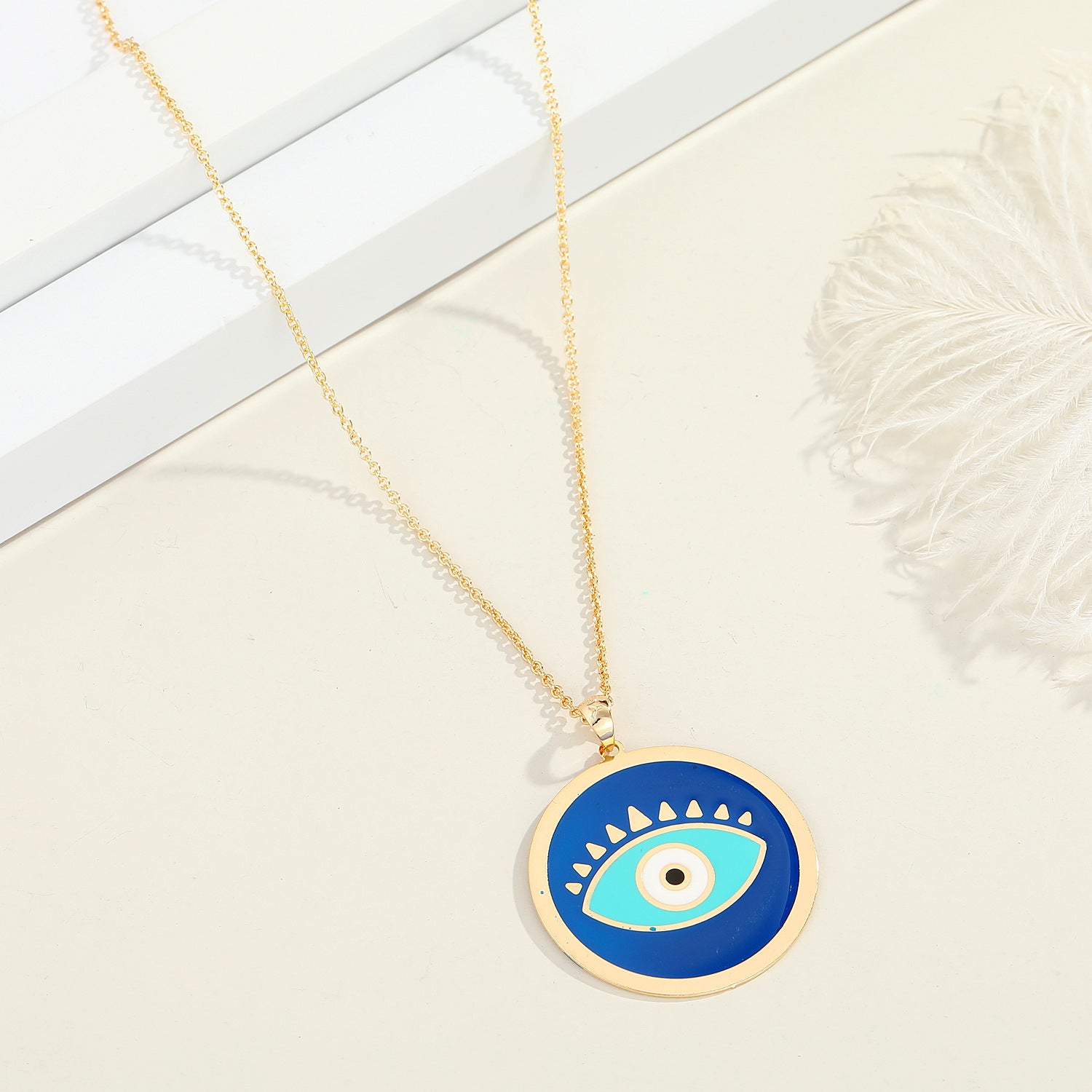 Evil Eye Pendant Necklace Personality Demon Eye