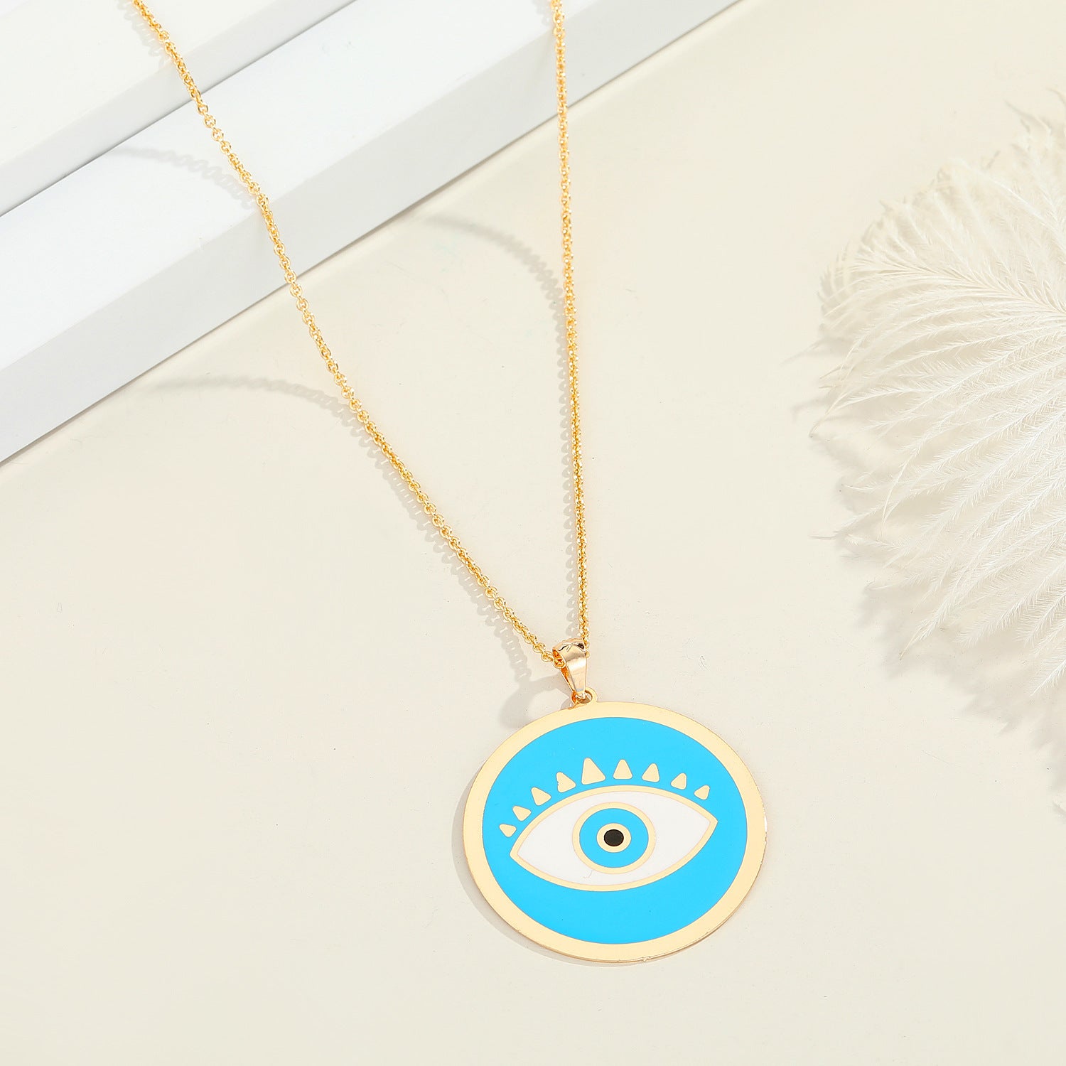 Evil Eye Pendant Necklace Personality Demon Eye