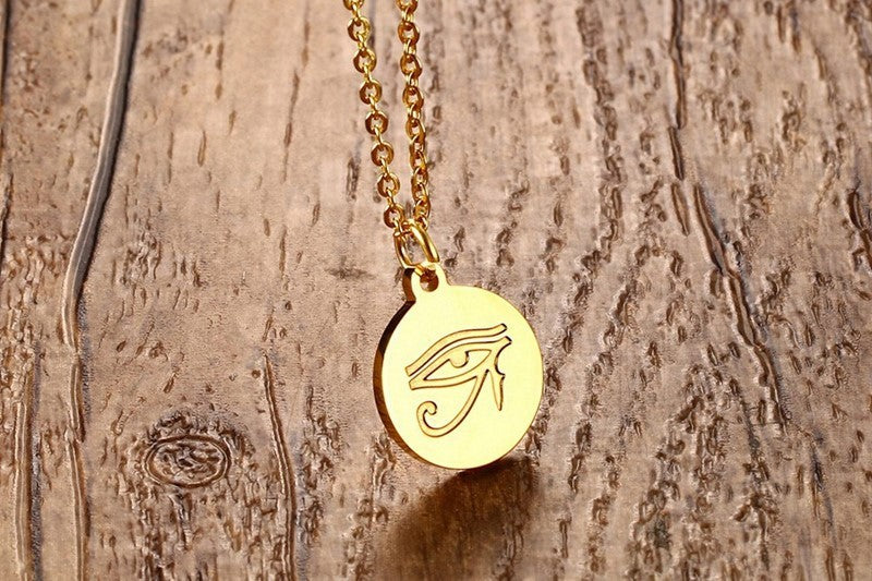 Stainless Steel Eye of Horus men Pendant Jewelry