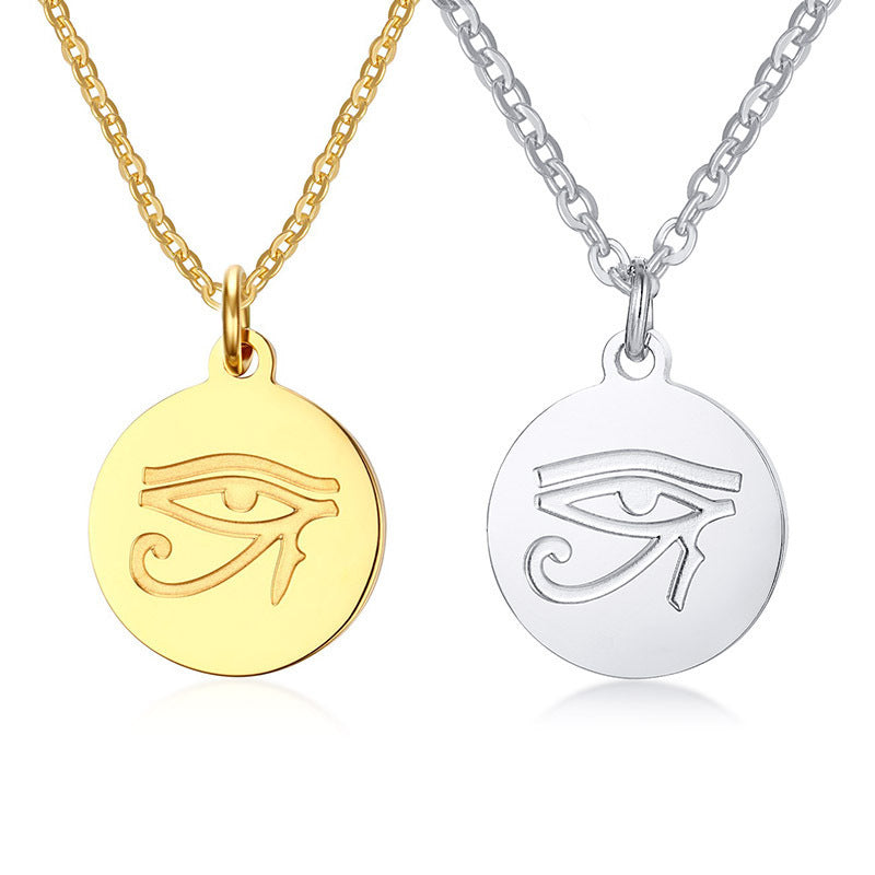 Stainless Steel Eye of Horus men Pendant Jewelry