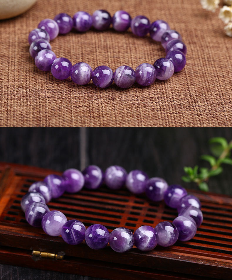 Natural Dream Amethyst Uruguay Amethyst Sweet Women Bracelet