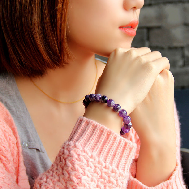 Natural Dream Amethyst Uruguay Amethyst Sweet Women Bracelet