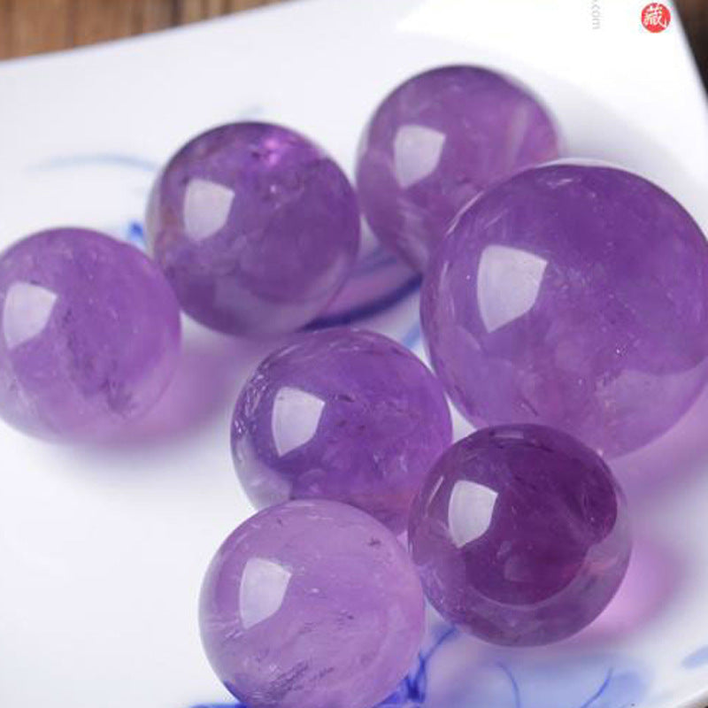 Natural Amethyst Seven-Star Array Natural Amethyst Ball Amethyst Seven-Star Array Crystal Ball Decoration Home Decor