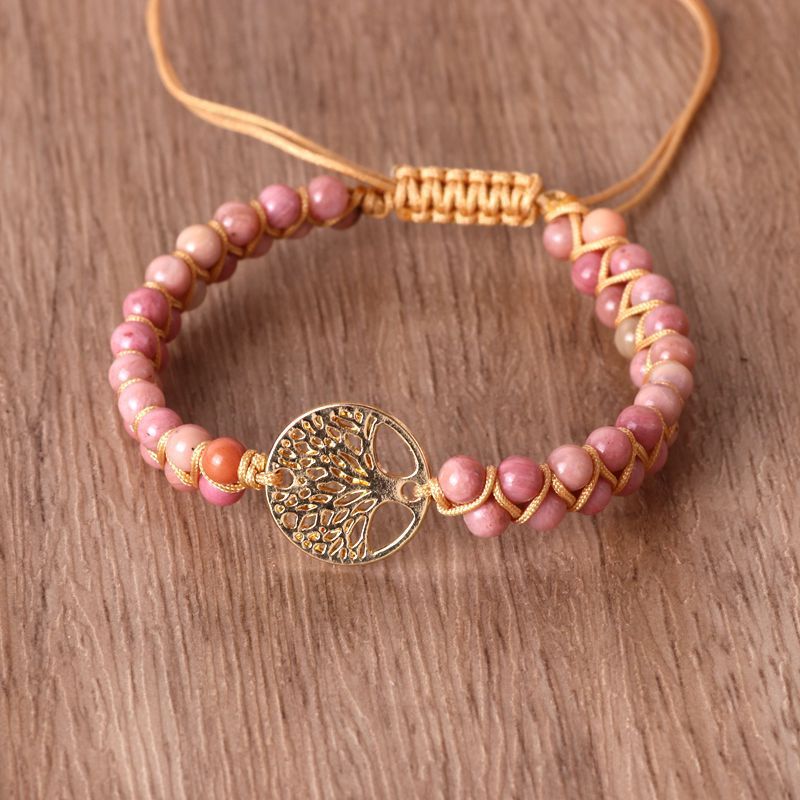 Natural Agate Beads, Hand-woven Yoga Friendship Couple Bracelet