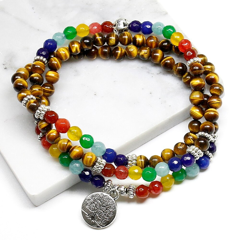 Tiger Eye Bodhi treeBracelet