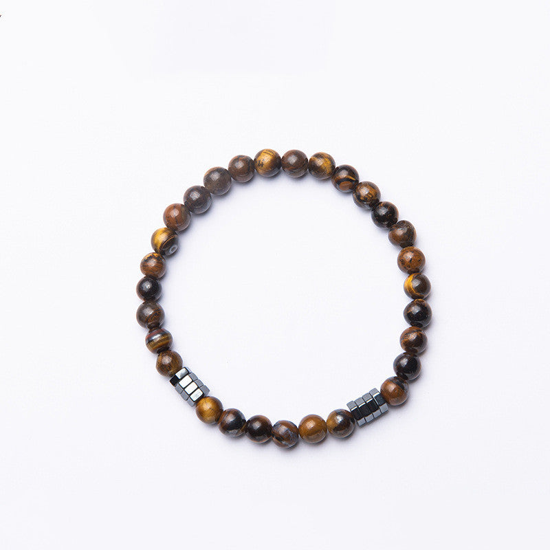 Black Agate Men Bracelet