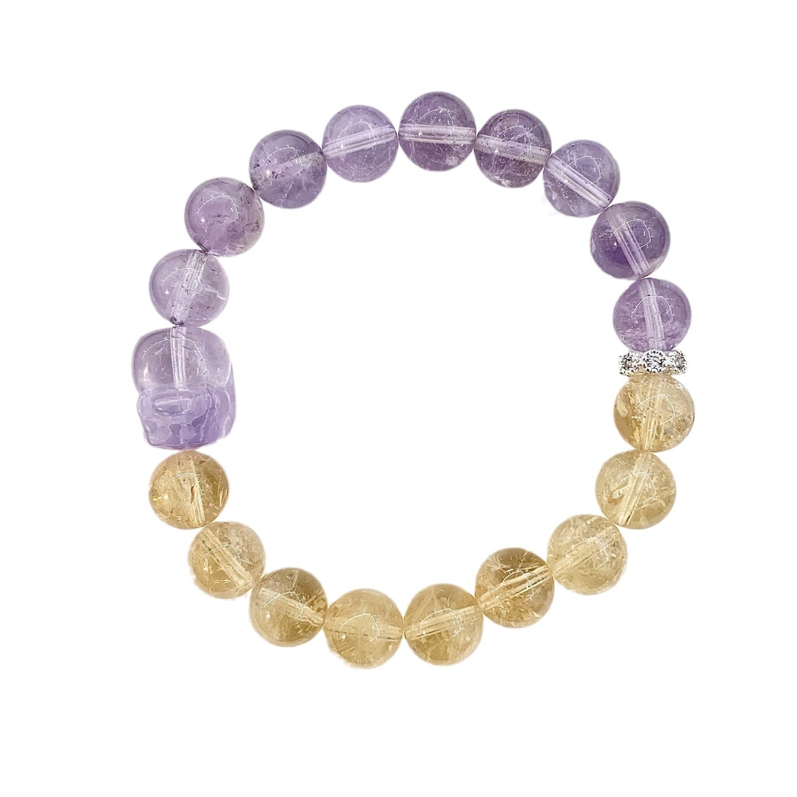 Natural Crystal Amethyst Women Bracelet