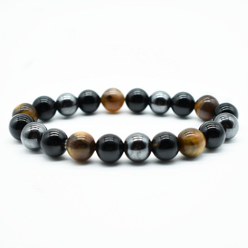 Tigereye Haematite Bracelets For Men And Women couple