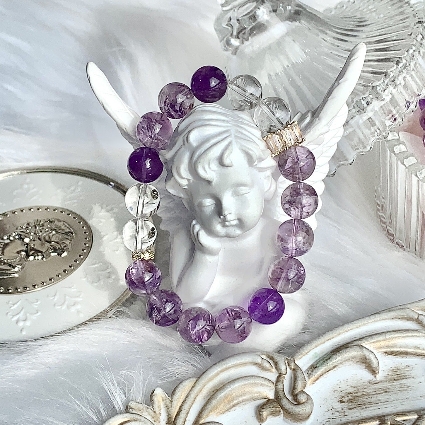 Natural Crystal Amethyst Original Bracelet