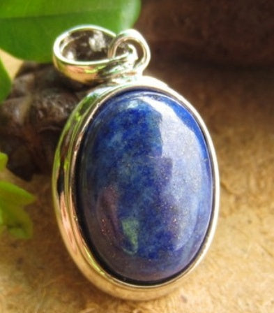 Crystal Floor Natural Crystal Grey Agate Pendant Agate Lapis Lace Necklace Pendant