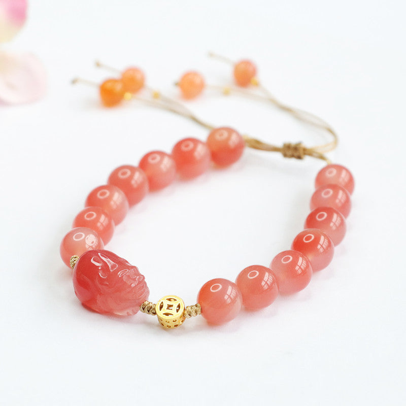 Natural Salt Source Agate Women Bracelet Pixiu