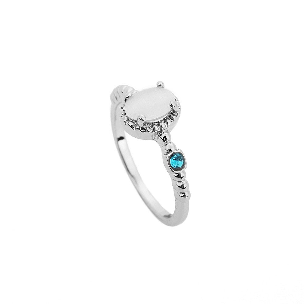 Moonstone Diamond Women Ring