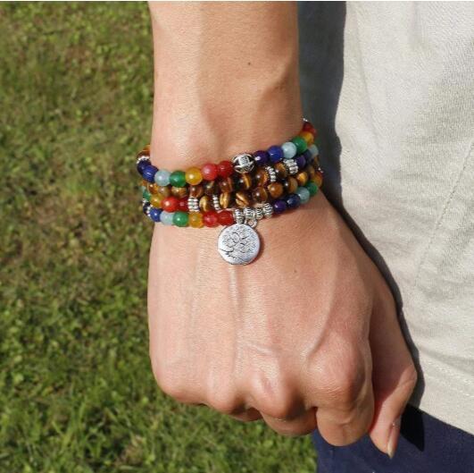 Tiger Eye Bodhi treeBracelet