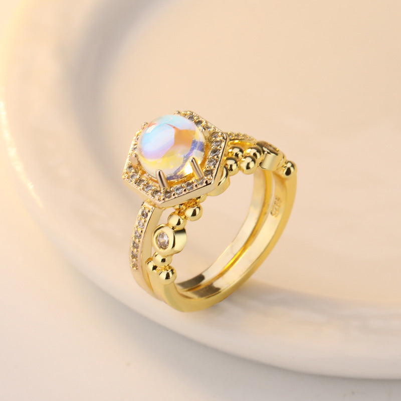 Moonstone Women Ring