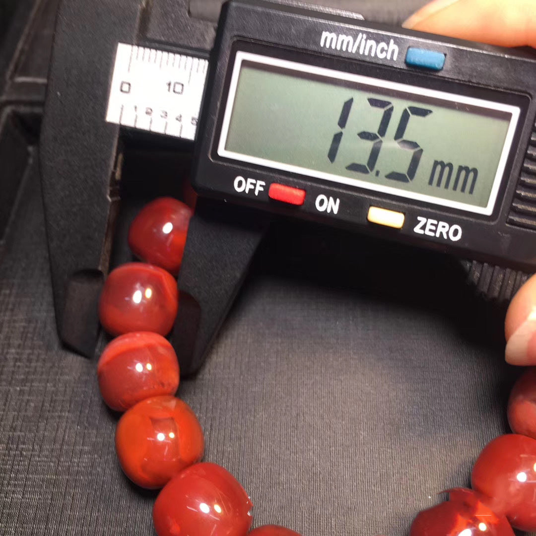 Southern Red Agate Men And Women Bracelet