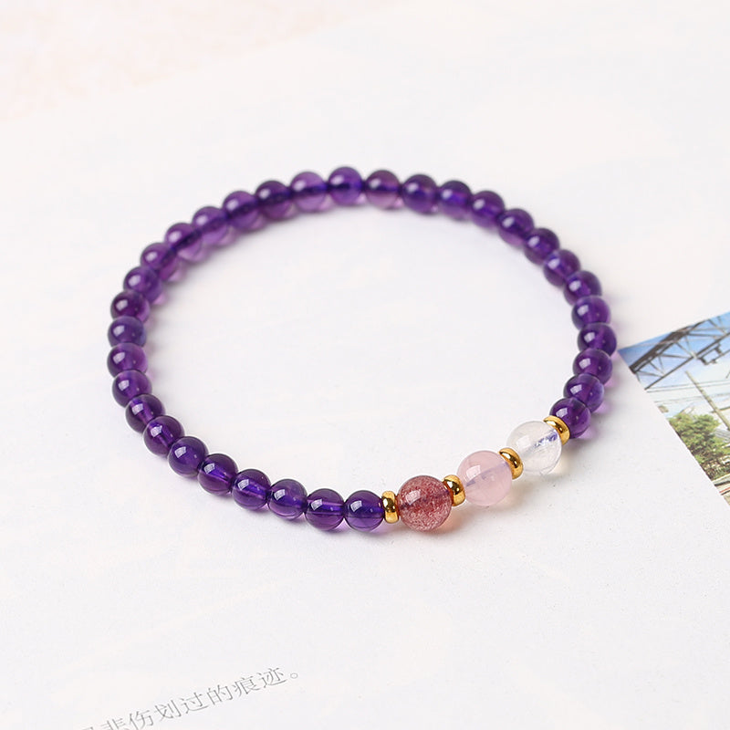 Natural Amethyst Bracelet