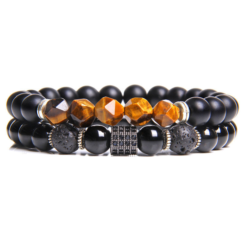 Black Agate Combination Bracelet