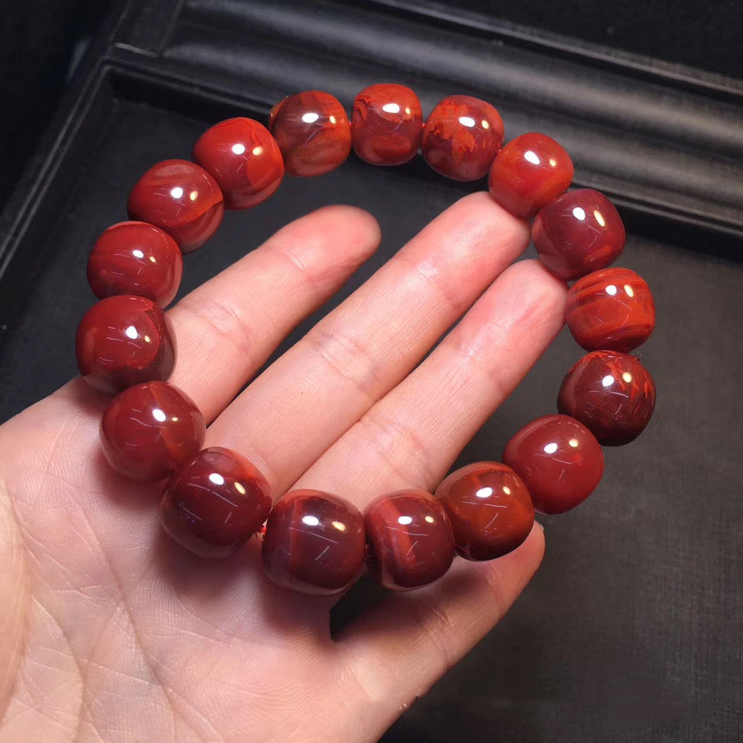 Southern Red Agate Men And Women Bracelet