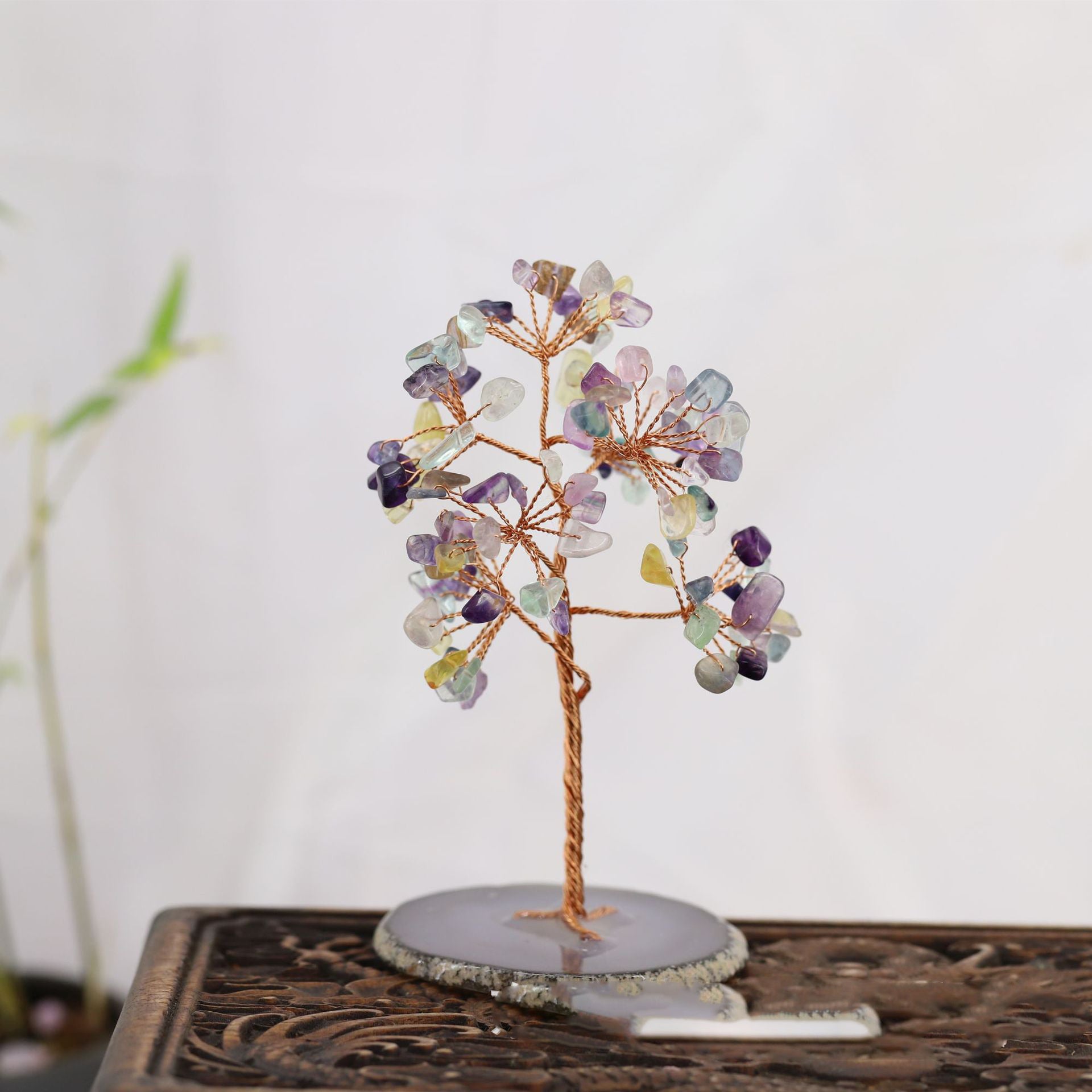 Creative Household Simple Crystal Fortune Tree