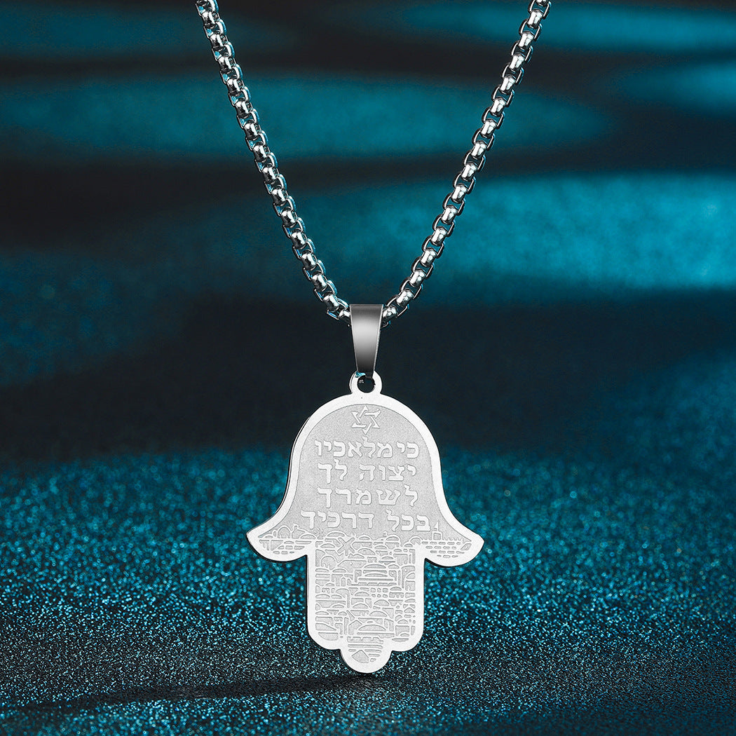 Fashion Hamsa Men Necklace Fatima Pendant