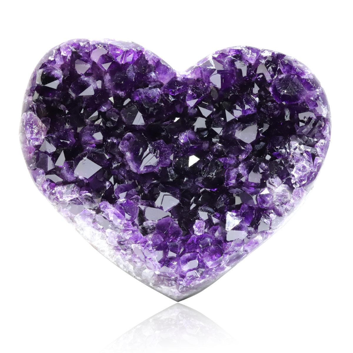 Amethyst Cluster Ornaments Amethyst Heart-shaped Amethyst Cluster Ornaments Home Decor