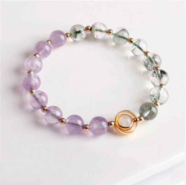 Natural Amethyst Women Bracelet