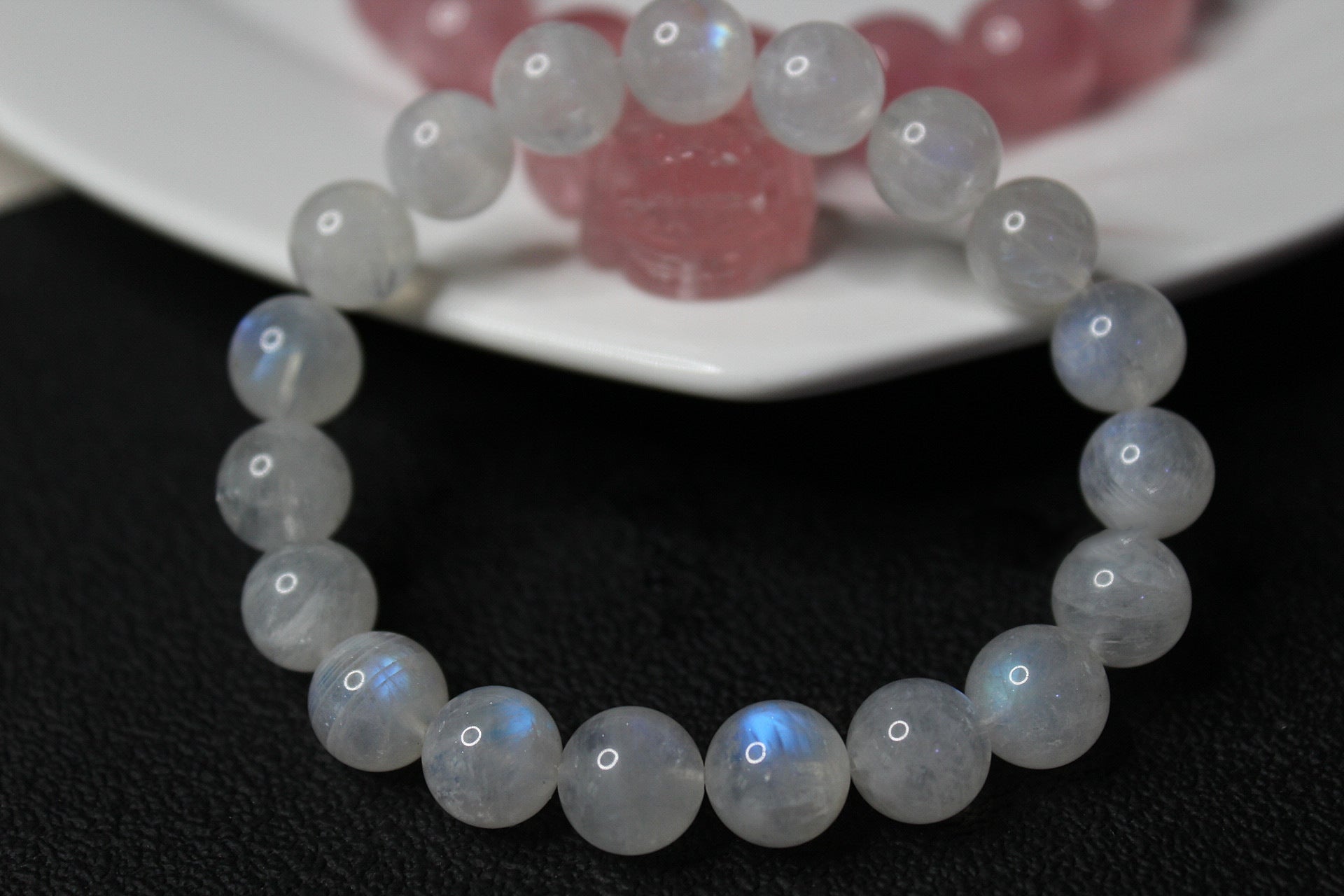 Natural Blue Moonstone Women Bracelet