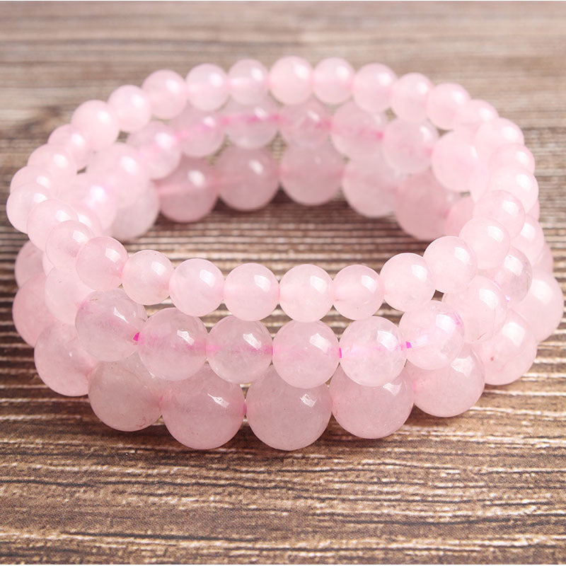 Fashion Jewelry Rose Quartz Women Bracelet