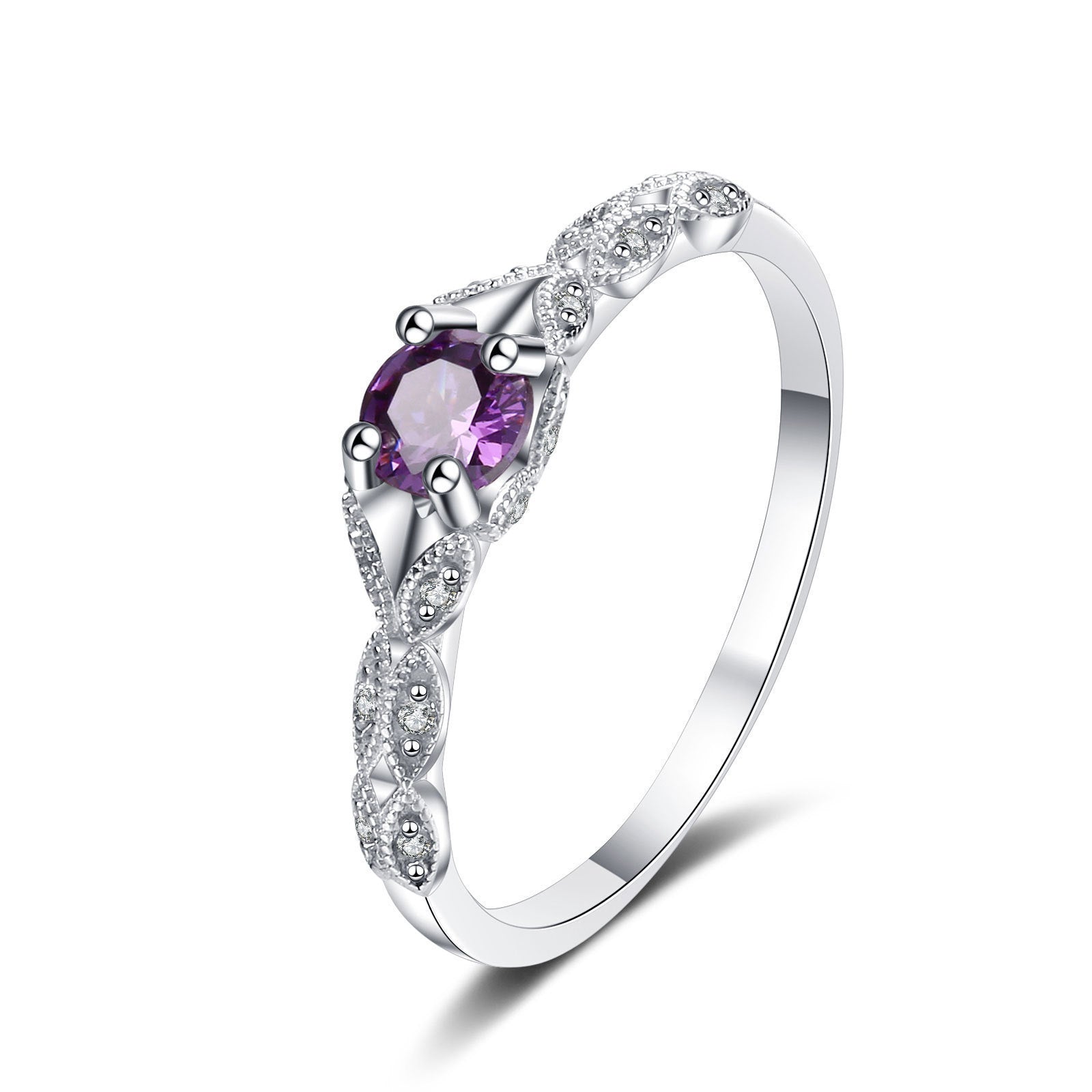 Luxury Wind Amethyst Women Ring