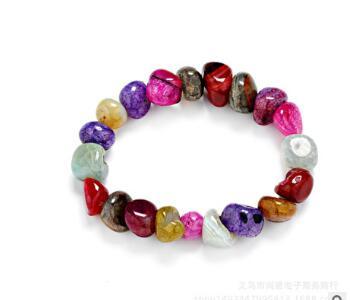 Agate Bracelet Baroque Stone