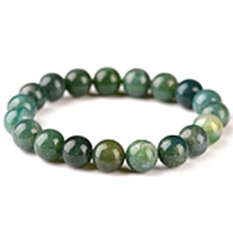 Natural Agate Chalcedony Bracelet Women