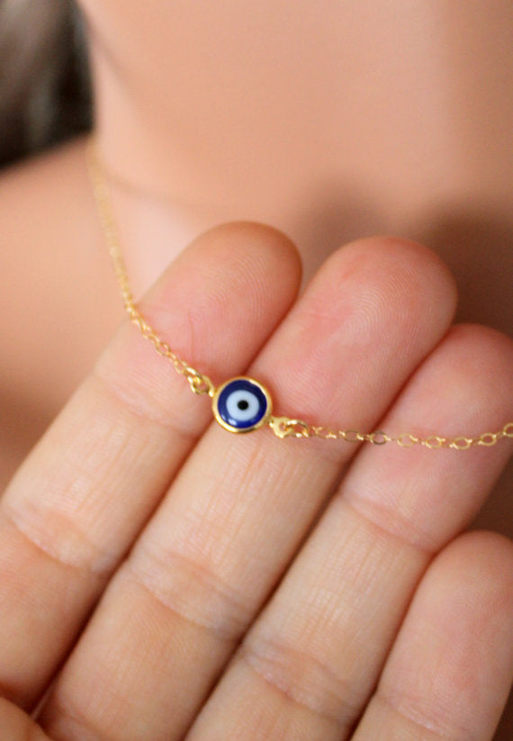 Foreign Trade Jewelry Fashion Simple Evil Eye Necklace