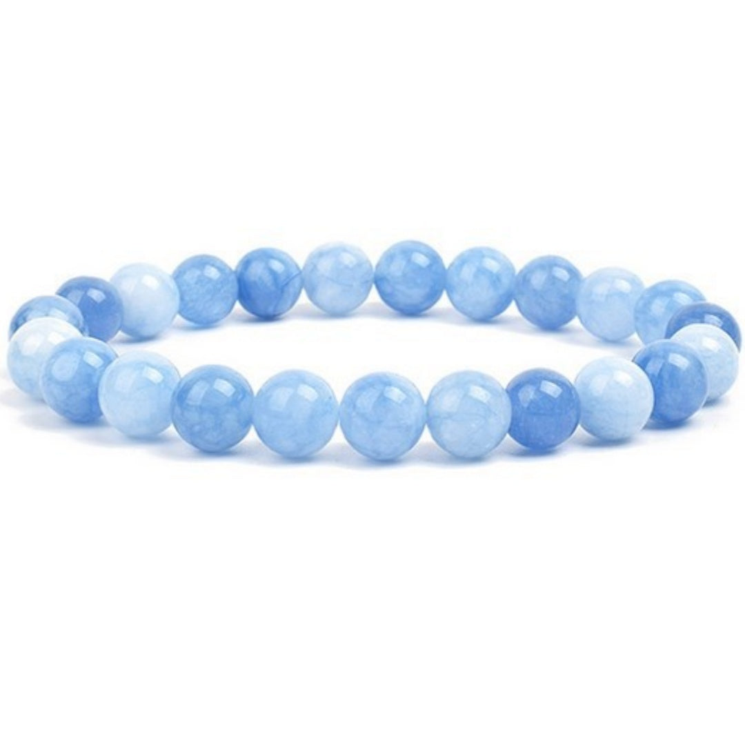 Unisex 8mm Yoga DIY Agate Beads Bracelet