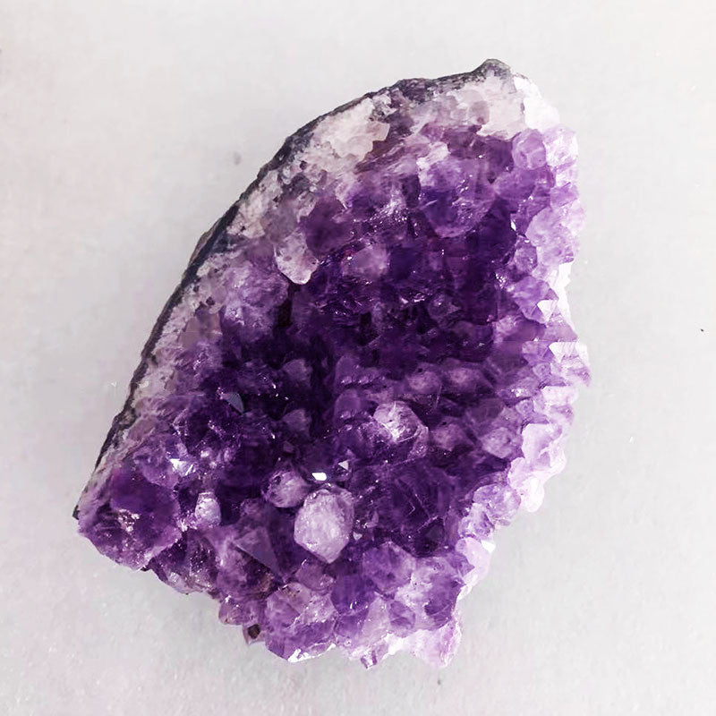 Natural Crystal Amethyst Block Ornaments Home Decor